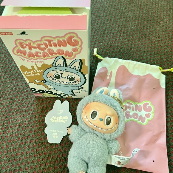SEA SALT COCONUT - Exciting Macaron Series Authentic Labubu Monsters POPMART - Picture 3 of 7